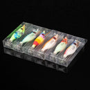 6Pcs Luminous Jigs Lure Fishing Shrimp Lure Bait Plastic 10cm Noctilucent S H1M8