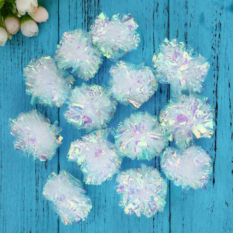 12pcs Crinkle Balls Cat Toys Interactive Sound Ball Big Nylon Balls Toys