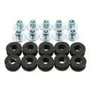 30x Motorcycle Rubber Grommets  Pressure Relief Cushion Kit For Fairings