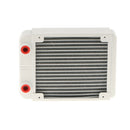 120mm Computer Laptop PC Water Cooling Radiator 120mm Fans G 1/4" 18 Pipes