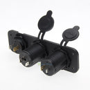 Cigarette Lighter Socket Splitter 12V Dual USB Charger Power Adapter Outlet Car