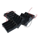 5pcs Plastic Durable Battery Holder Storage Box Case for 4x18650 Battery M4K1