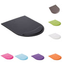 Anti-Slip Rubber Gaming Mouse Pad Computer Mice Pad with Wrist Support Black
