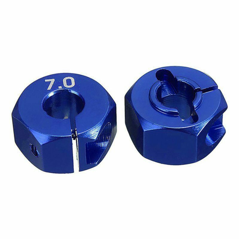 Blue RC Metal 7.0 Wheel Hex 12mm Drive With Pin Screw For HSP HPI Tamiya RC V2Y4