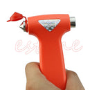 2 in 1 Car Escape Glass Window Breaker Emergency Hammer Seat Belt Cutter Tool