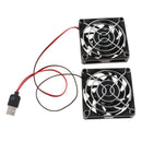 PC Laptop Desktop Computer Router Fan USB Heatsink Radiator System Rapid Cooling