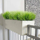 6Pcs 15 inch Artificial Plastic Wheatgrass Faux Shrubs Simulation Greenery