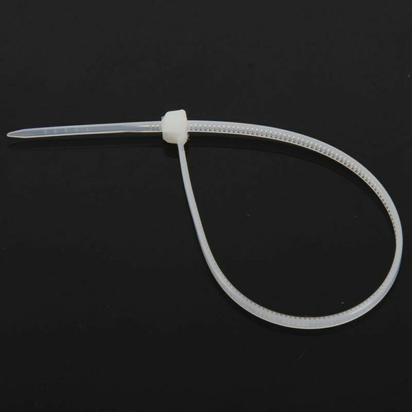 50pcs Nylon Cable Ties 160x3mm White