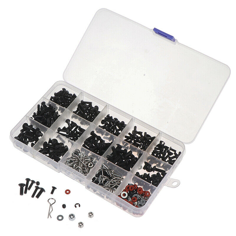 500PCs Repair Tool and Screws Box Set for 1/10 HSP RC  Gw