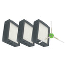 3pcs Plastic Filter+Side Brush for Irobot Room-Ba I7 E5 E6 Vacuum Cleaner