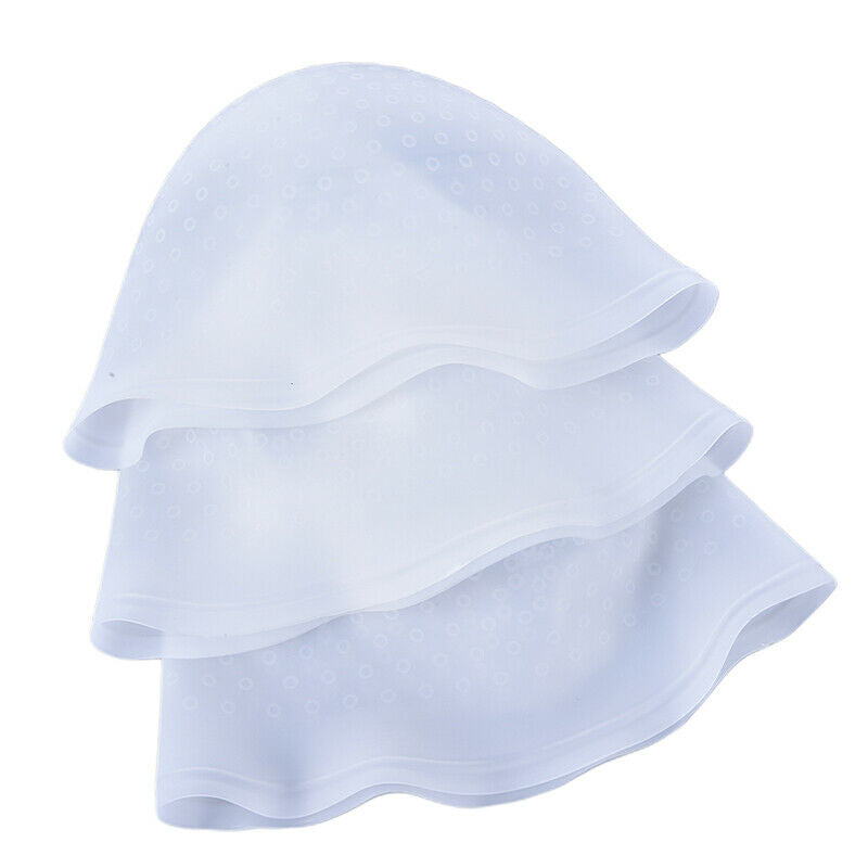 Pro Salon Dye Silicone Cap And Hook Hair Salon Highlighting Reusable Set