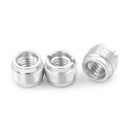 3PCS Microphone Mic Screw Clip Thread Adaptor 3/8" to 5/8" Connector M&O