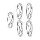 5x Heavy Duty 50mm Spring Gate Snap Hook for Dog Leash Carabiner Egg shaped