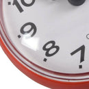 7cm Waterproof Kitchen Bathroom Shower Clock Suction Cup Sucker Wall Red M9H6