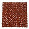 Pebble Non-Slip Suction Bath Mat - Square Mat for Shower or Tub, Amber W3B2