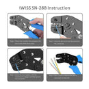 Pin Crimp Plier Tool 2.54mm 3.96mm 18-28AWG Crimper Dupont Molex X JST Tool O6Q2