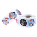 500pcs/roll Christmas Santa Stickers gift Packaging Stickers Party supplyB Gw