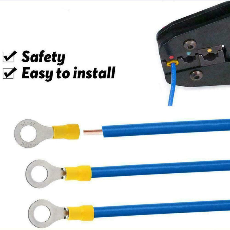 102Pcs/set Assorted Insulated Crimp Terminals Electrical Wire New Kits Conn A2O6