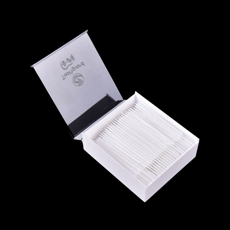 300 Pcs Plastic Dental Picks Oral Hygiene 2 Way Interdental Brush Tooth Pi3C