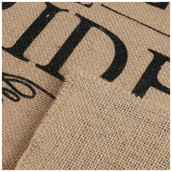 "Here Comes the Bride" Wedding Rustic Ceremony Burlap Banner For Flower Chi B7Z4