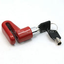 Cycling Bicycle Motorcycle Red Safe Security Anti-theft Wheel Disk Brake Lock