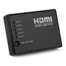 5 Port way hub/splitter/switcher HDMI Switch 5x1 5 in 1 out Remote PC PS4 to TV