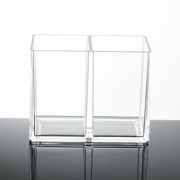 Clear Acrylic Makeup Brush Holder Pen Pencil Cup Holder Cosmetic Storage Ca L1O4