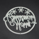 Merry Christmas Cutting Die Stencil Scrapbooking Card Album Template DIY