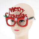 Glitter Red Merry Christmas Sunglasses Snowflake Glasses Party Eyewear Gifts