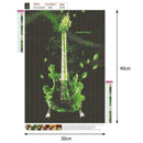 5D DIY Full Drill Diamond Painting Cross Stitch Embroidery Kit (Guitar04)