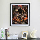 5D DIY Full Drill Diamond Painting Wicked Animals Cross Stitch Embroidery