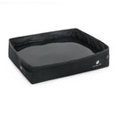 Pet Cat Litter Waterproof Box Kitty Toilet Seat Collapsible Toilet Black L