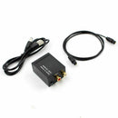 Digital to Analog Audio Converter Amplifier Decoder Optical Fiber Coaxial S