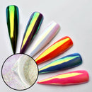 Aurora  Powder Duochrome Mirror Chameleon Multi Chrome Nail Art AU