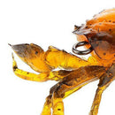 Fishing tackle Soft lure Artificial Crab Hook Yellow orange