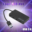4 Port USB HUB 3.0 Multi Splitter Expansion Desktop PC Laptop Adapter D2D0 V9H6
