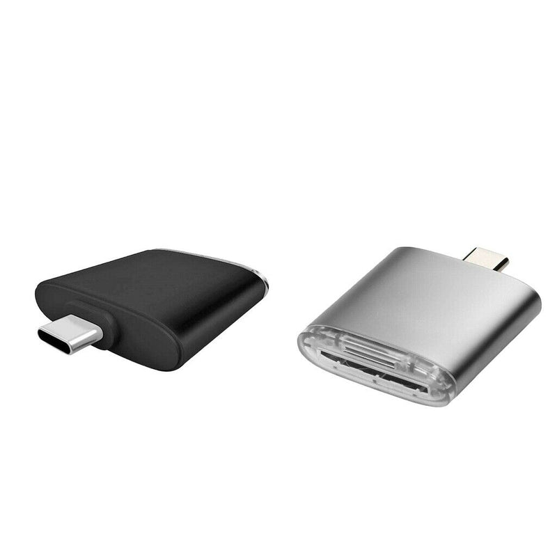 2 Pcs USB C Card Reader, USB C Card Reader Metal USB 3.1 Card Reader SD Card/TF