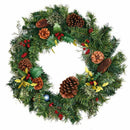 Pack of 9 Decorative Hanging Pinecone Christmas Tree Decorations G6W2