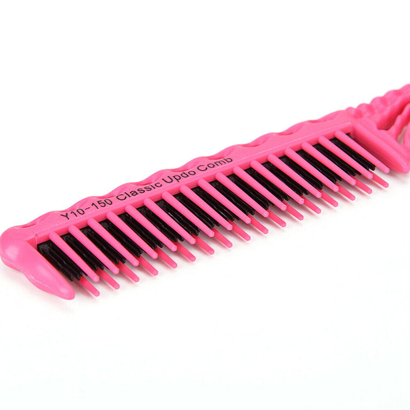 Anti-static Hairdressing Comb Hair Trimmer Comb for Hair Styling (Rose)