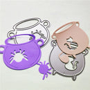 Witch's cauldron Metal Cutting Dies Stencils for DIY Scrapbooking Album Cards 3C