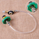 Propane Gas Refill Flat Cylinder Tank Coupler Adapter Inflatable Valve Camping