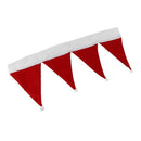 Santa Claus Hats Window Valance Christmas Decorations Xmas Curtain Decor Or