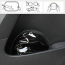 Black 4x Car Rear Side Window Sun Shade Static Cling Visor Screen Shie AFQ