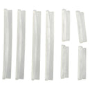 8x Clear Car Door Edge Scratch Guard Moulding Trim DIY Protector Strip