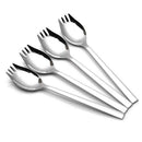 4-pack 304 Stainless Steel Sporks Everyday Use, Camping Backpacking Utensil
