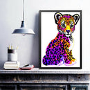 5D DIY Full Drill Diamond Painting Leopard Embroidery Mosaic Kit Home Decor