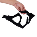Snore Stop Belt Anti Snoring Cpap Chin Strap Sleep Apnea Jaw Solution Black PTEU