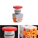 4Pcs Self-Locking Emergency Stop Mushroom Push Button Switch Red LAY37-01ZS