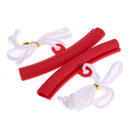2pcs Motorcycle Saver Changing Tyre Tire Wheel Rim Edge Protectors (Red) A