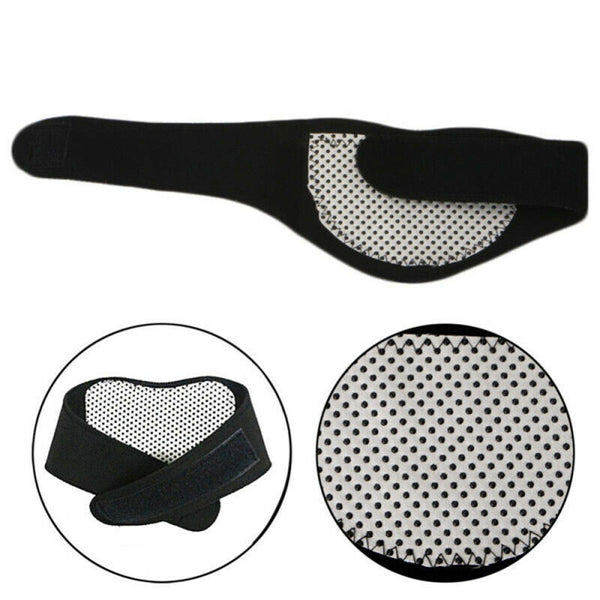 Enduring Relax Self Heating Neck Wrap Heat Brace Support Strap Pain Reli YTF